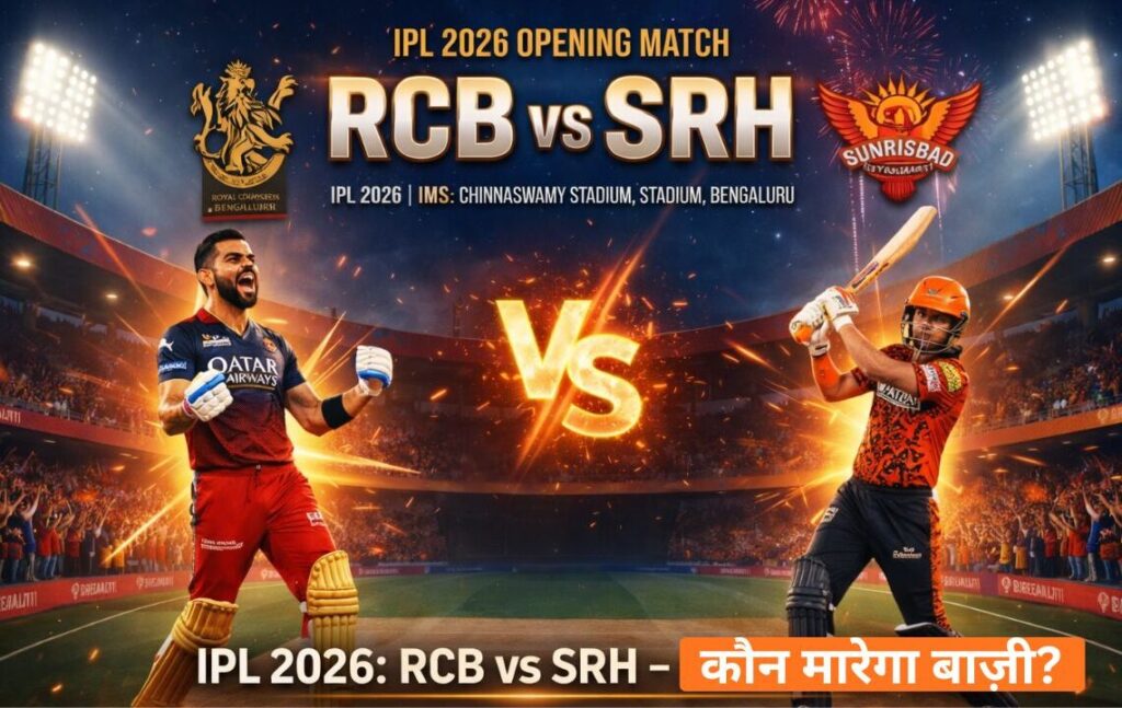 IPL 2026 का आगाज़: RCB vs SRH